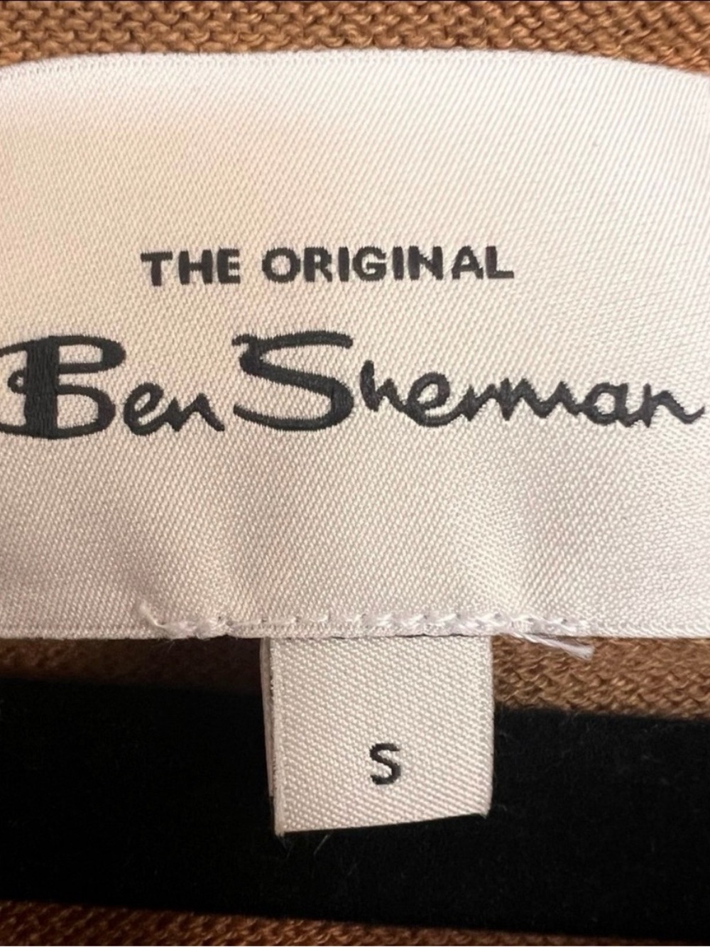 NWOT Ben Sherman Brown Striped Polo Shirt - Picture 3 of 5